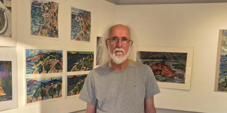 Slobodna Dalmacija – Otvorena izložba bračkog profesora koji je predavao brojnim generacijama Splićana: ‘Moj lajtmotiv je škarpina‘