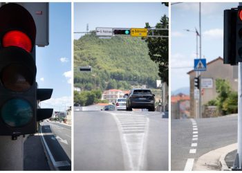 Slobodna Dalmacija – Pogledajte ovo ludilo u Podstrani! Semafor postavljen, radi, ali ljudi prolaze kroz