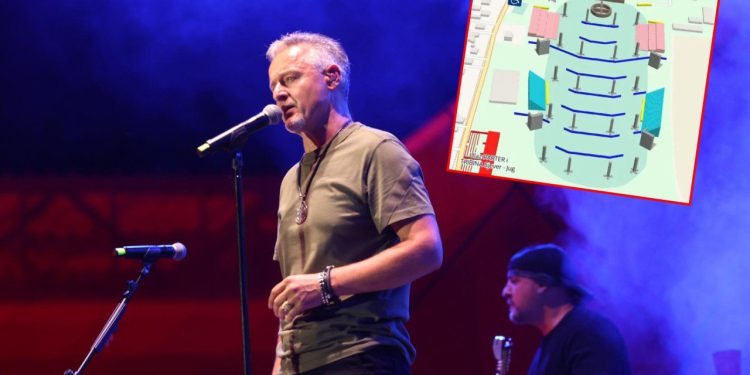 Slobodna Dalmacija – Sedam dana prije koncerta u Sinju Thompson objavio kartu i upute, nisu prodani svi VIP stolovi