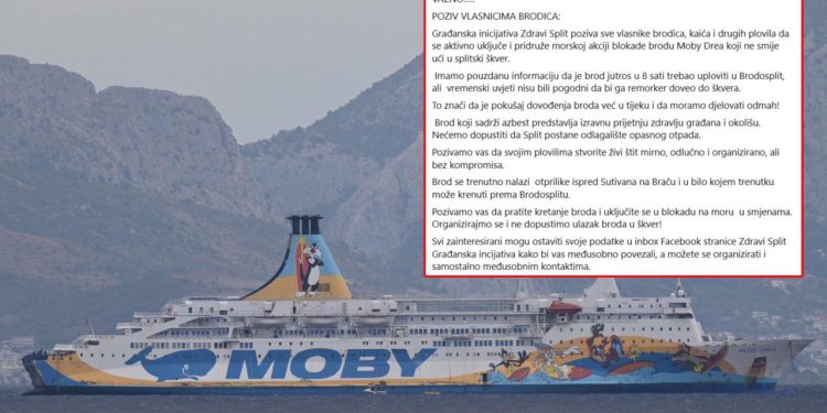 Slobodna Dalmacija – Splićani planiraju u akciju, okupljaju se brodice? Kruži poruka: ‘Imamo pouzdanu informaciju, moramo djelovati odmah!’