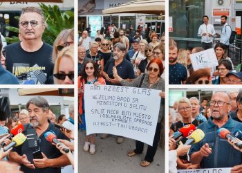 Splićani bijesni zbog broda punog azbesta. Prozvali su sve odgovorne i vladajuće: “Gdje je naš gradonačelnik ovdje? Dao nam je ‘rič’ da će ovo riješit. Svi gradonačelnici, od Solina, Kaštela i Trogira su trebali biti, a njih nema”