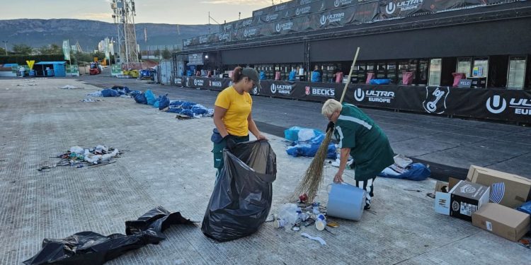 Splitska Čistoća objavila da je počistila Park mladeži nakon Ultre