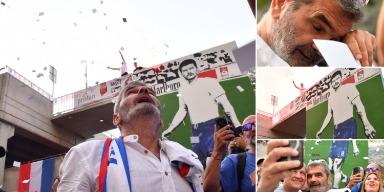 Sportske novosti – Pogledajte kakav su show Splićani pripremili nogometnoj legendi, emocije savladale Baku Sliškovića
