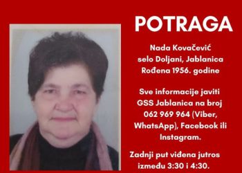 Sretno okončana potraga: Pronađena Nada Kovačević