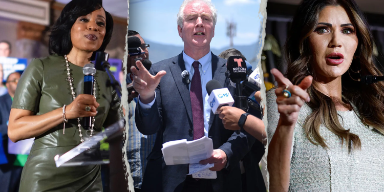 Trump DHS ismijava Chrisa Van Hollen, ostale Dems za postavljanje ‘Photo Op’ Outside Ice Object