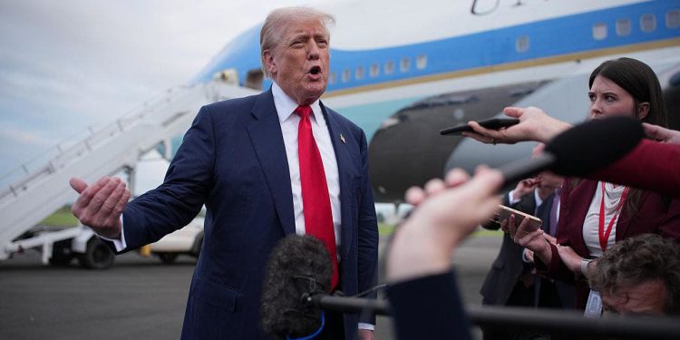 Trump se zatvara tjedan putovanjem u Škotsku