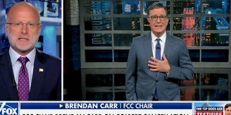 Trumpova stolica FCC -a igra Coy na Fox News -u na pitanje je li predsjednik uključen u Colbertovo otkazivanje