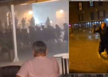 U Karlobagu sinoć opći potop, na otocima se nisu dali smesti, pa na Istu zasvirali, a na Pagu plesali kolo!