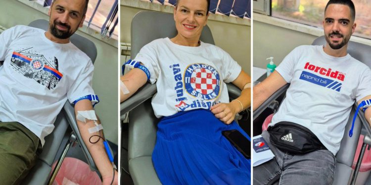 U adresaru gradskog Crvenog križa ima oko 800 darivatelja: ‘Kad Torcida dariva, krvi ne može pofalit’