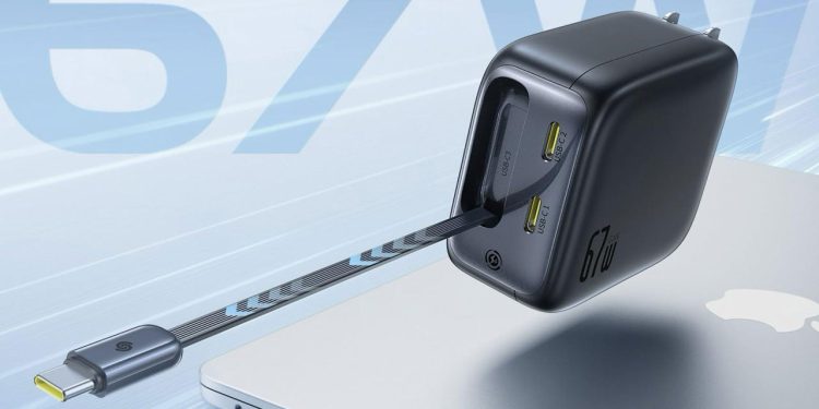 Uštedite 33% od novog punjača EnerCore zida prilagođeni za putnike s ugrađenim USB kabelom