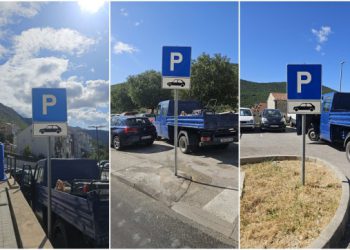 Uvođenje reda: Postavljena prometna signalizacija na obilježenim parkiralištima u Mokošici, radi se procjena za još jedan parking