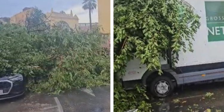 VIDEO Kaos u centru Splita. Pogledajte što je nevrijeme napravilo kod kazališta