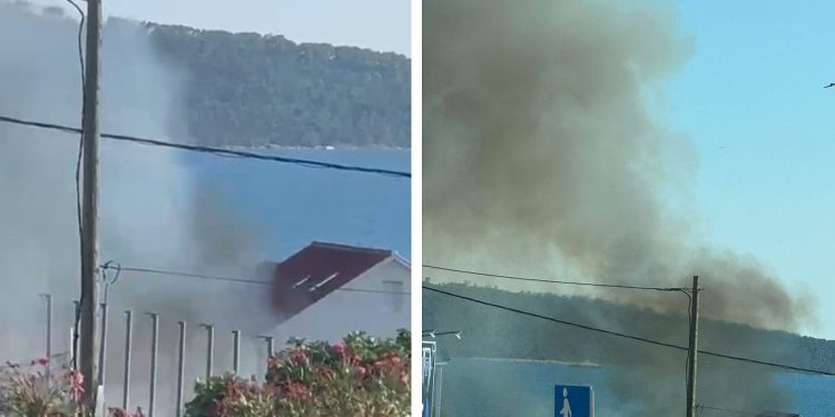 VIDEO Nevjerojatno, novi požar u Kaštel Sućurcu, u blizini nogometnog igrališta