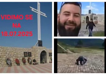 VIDEO Oskvrnut spomen kompleks HVO-u, izveli islamski vjerski obred i pozvali na obračun s Hrvatima