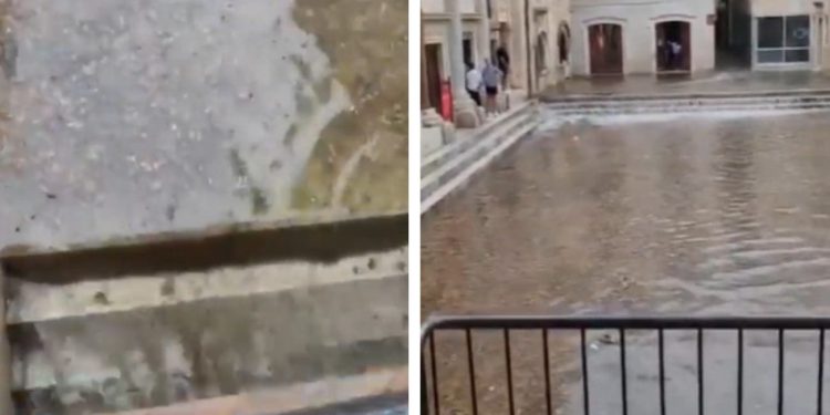 VIDEO Peristil je pod vodom!