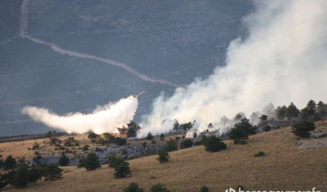VIDEO Požar i dalje aktivan iznad Mostara, vatrogasci cijelu noć gasili vatru