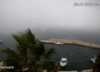 VIDEO Trenutak dolaska strašnog nevremena zabilježila kamera Instituta za oceanografiju, pogledajte ovo!