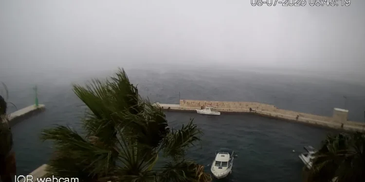 VIDEO Trenutak dolaska strašnog nevremena zabilježila kamera Instituta za oceanografiju, pogledajte ovo!