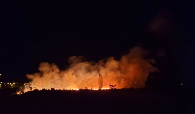 Veći požar u Sjevernom logoru u Mostaru