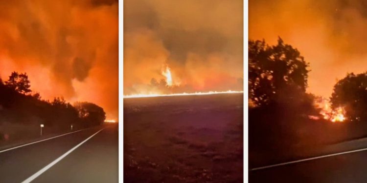 Veliki požar u Dalmaciji, prijeti i prometu: “Objekt se našao na udaru vatre”