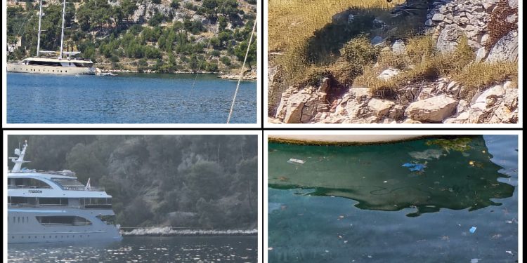 Vežu se za stijene i borove, blokiraju uvalu konopima i cijela uvala Bobovišće se trese od partijanja!