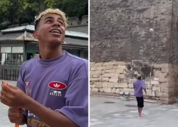 Yamal laminati da polude! Zaustavite loptu koju je lansirao kineski zid