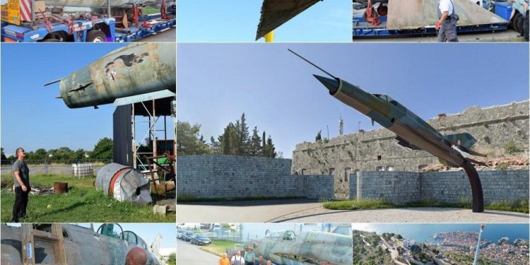 Započela restauracija MiG-a koji će biti postavljen na Srđu kao trajni izložbeni eksponat