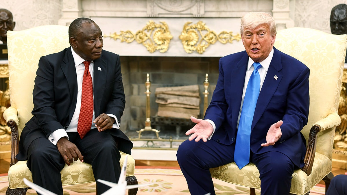 Donald Trump i Cyril Ramaphosa