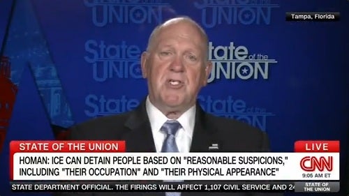 Tom Homan preuzima javnu ulogu kao navijačica deportacije Bijele kuće