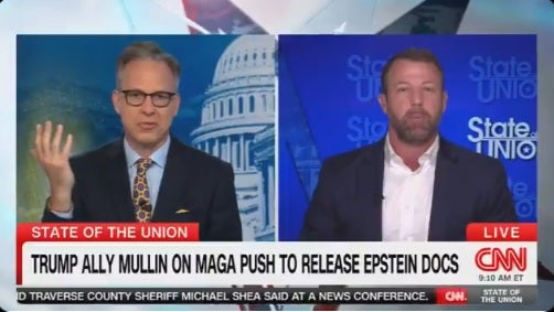 Senator Markwayne Mullin sukobio se s Jakeom Tapperom kada je potpisan sporazum o priznanju krivnje Epsteina - potpisan je 2008. godine i sastavio se godinu dana prije