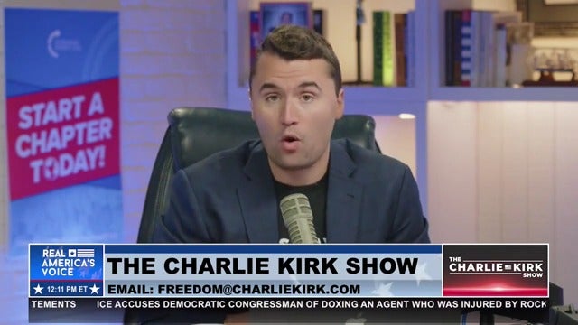 Maga Podcaster Charlie Kirk tvrdio je u utorak da je njegovo prethodno obećanje da je 