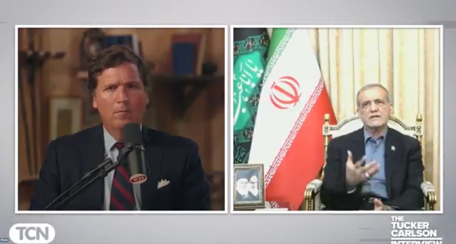 Tucker Carlson sjeo je s iranskim predsjednikom tijekom vikenda. Vođa države rekao je da su njegovi nuklearni postrojenja 