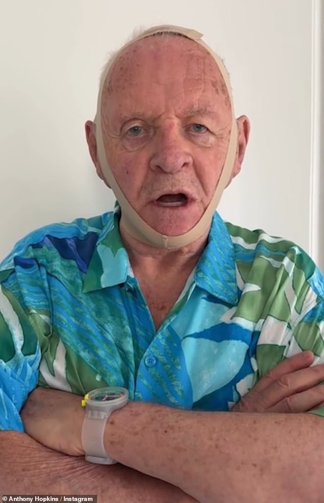 Hopkins je uskrsnuo svoj ikonični Hannibal Lecter alter-ego da bi se u četvrtak ismijavao Kim's Bizarre Skims glava