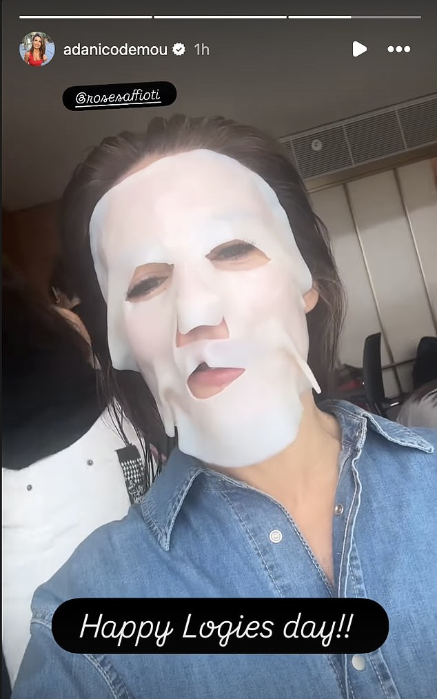 Ada Nicodemou također je otkrila da hidrira kožu maskom za lice prije nego što završi šminku