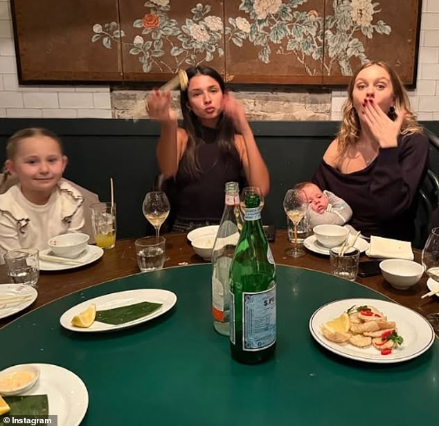 Vježba je došla samo nekoliko sati prije nego što je model prisustvovao zatvaranju restorana svog dečka Justina Hemmesa u Manlyju