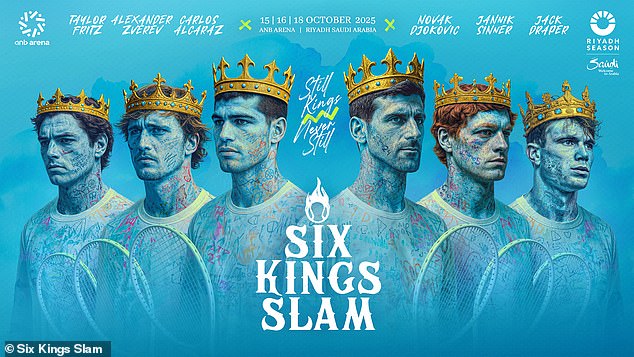 Taylor Fritz, Alexander Zverev, Carlos Alcaraz i Novak Đoković bit će ostali sudionici