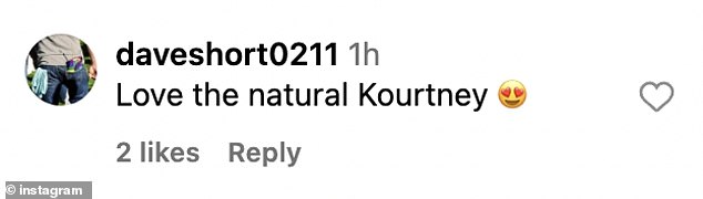 'Volite prirodnu Kourtney', pogodila je jedan navijač