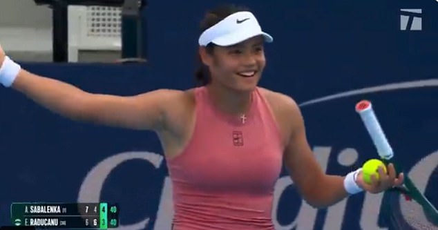 Umjetnik je nevjerojatno pitao Raducanu je li željela da dijete izbaci