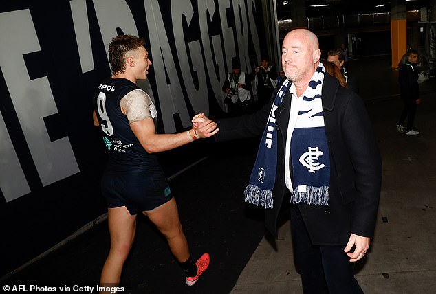 Visoko leteći izvršni direktor (na slici Carltonove zvijezde Patrick Cripps) očišćen je od bilo kakvih nepravde od strane AFL jedinice za integritet