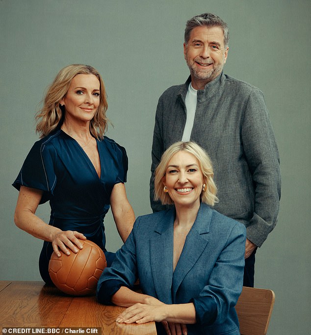 Gabby Logan, Mark Chapman i Kelly Cates dijelit će meč dana domaćin