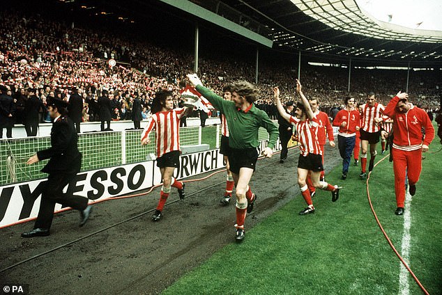Jim Montgomery (in green) will be honoured with a stand named after him