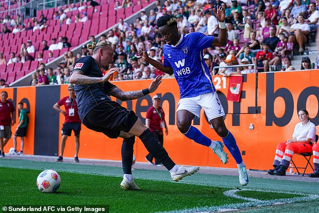 Ivory Coast winger Simon Adingra (right) has joined from Brighton for £21million