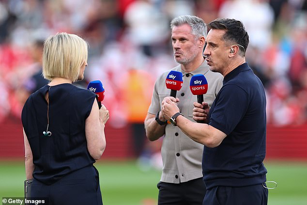 Jamie Carragher i Gary Neville također su osudili zlostavljanje uživo na Sky Sportsu