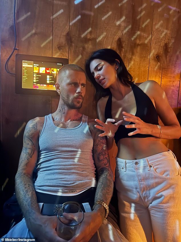 Kendall se nedavno pojavio u Instagram Post dugogodišnjeg prijatelja Justina Biebera