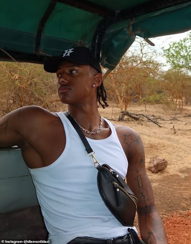 Blazi je u lipnju objavio sliku na svom Instagramu kako uživa u safariju u Senegalu