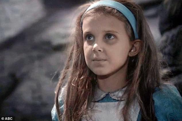 Millie je svoj profesionalni glumački debi napravila u dobi od devet godina kada se jednom pojavila u dvije epizode ABC Fantasy serije Once Once Uns in A Time in Wonderland