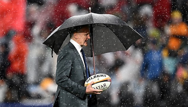 Wallabies coach Joe Schmidt during the warm up ahead of the Third Test match between the Wallabies and the British and Irish Lions at Accor Stadium in Sydney, Saturday, August 2, 2025. (AAP Image/Dan Himbrechts) NO ARCHIVING, EDITORIAL USE ONLY