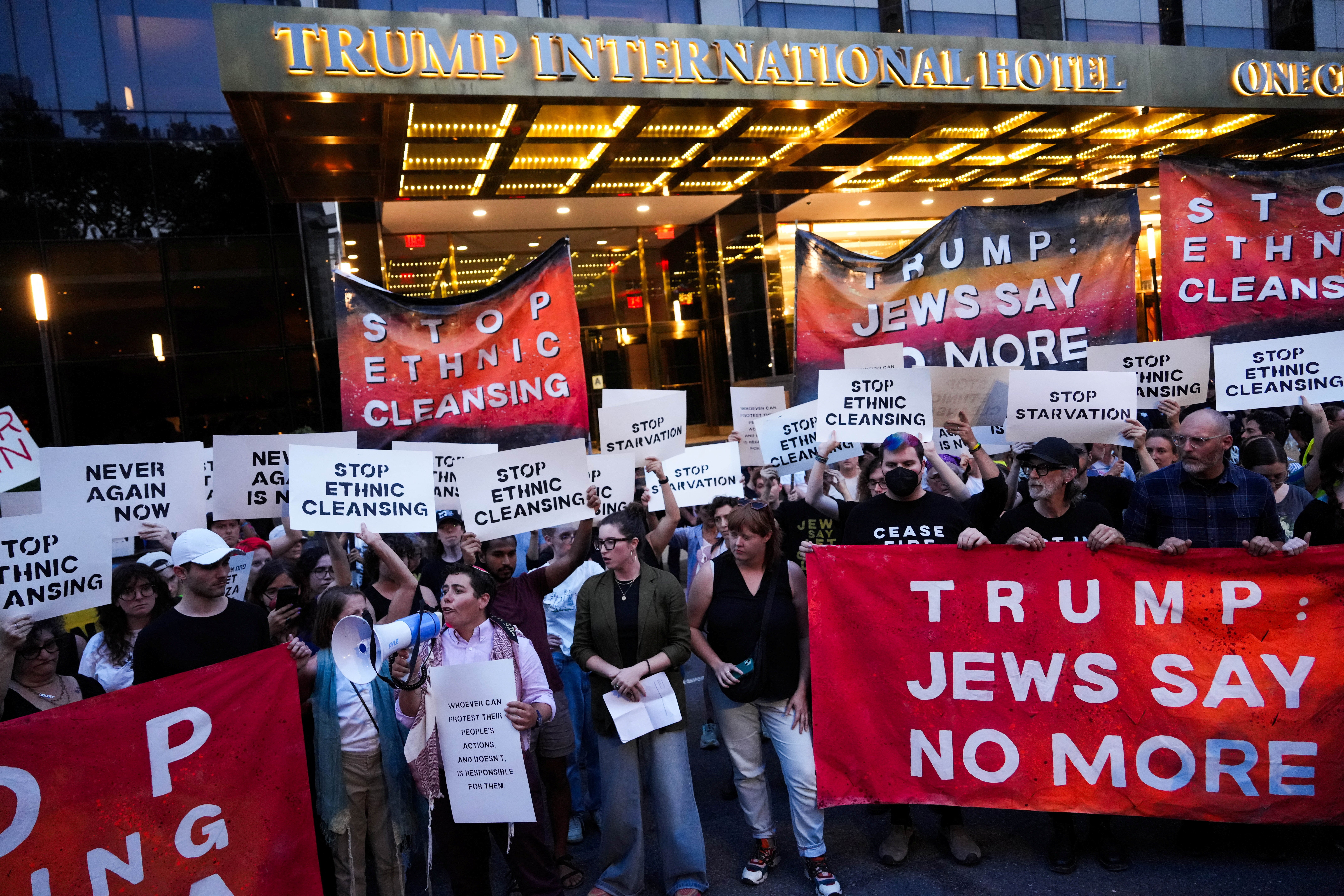 Skup protiv krize gladi u Gazi za koji organizatori kažu da je izazvao Izrael, u New Yorku