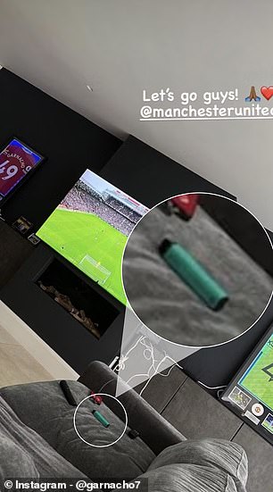 Prvi post pokazao je zeleni objekt na zaslonu