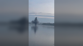 Ukrajinski Kamikaze drone ulazi u rusko jezero (video)